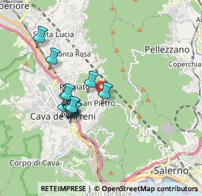 Mappa Via Carmine Consalvo, 84016 Cava de' Tirreni SA, Italia (1.6525)