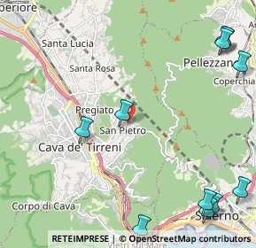 Mappa Via Carmine Consalvo, 84016 Cava de' Tirreni SA, Italia (3.42)
