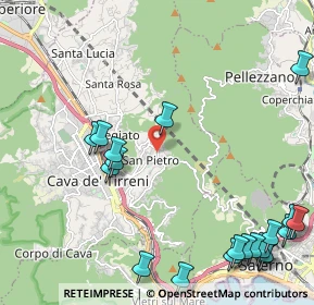 Mappa Via Carmine Consalvo, 84016 Cava de' Tirreni SA, Italia (3.201)