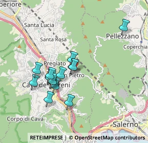 Mappa Via Carmine Consalvo, 84016 Cava de' Tirreni SA, Italia (1.67667)