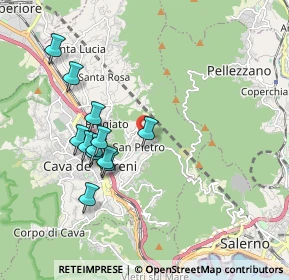 Mappa Via Carmine Consalvo, 84016 Cava de' Tirreni SA, Italia (1.91833)