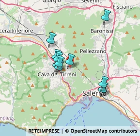 Mappa Via Carmine Consalvo, 84016 Cava de' Tirreni SA, Italia (3.08636)