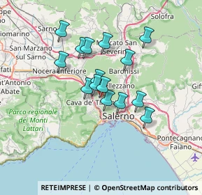 Mappa Via Carmine Consalvo, 84016 Cava de' Tirreni SA, Italia (5.66333)