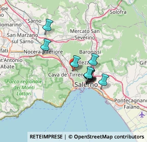 Mappa Via Carmine Consalvo, 84016 Cava de' Tirreni SA, Italia (5.01818)
