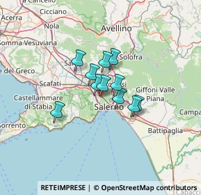 Mappa Via Carmine Consalvo, 84016 Cava de' Tirreni SA, Italia (8.29273)