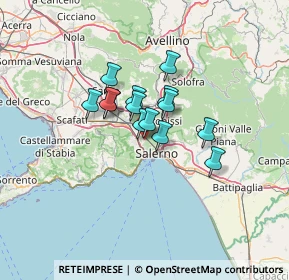 Mappa Via Carmine Consalvo, 84016 Cava de' Tirreni SA, Italia (8.88071)