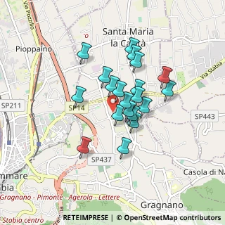 Mappa Via Giosuè Carducci, 80054 Gragnano NA, Italia (0.6925)