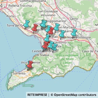 Mappa Via Giosuè Carducci, 80054 Gragnano NA, Italia (6.235)