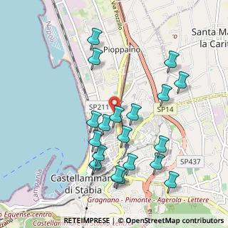Mappa Via Don Minzoni, 80053 Castellammare di Stabia NA, Italia (1.119)
