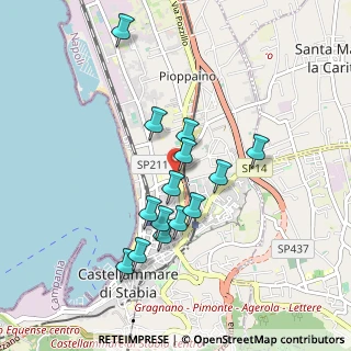 Mappa Via Don Minzoni, 80053 Castellammare di Stabia NA, Italia (0.865)