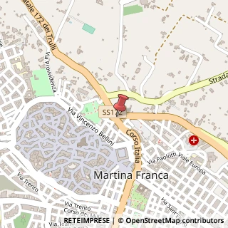 Mappa Via Alcide de Gasperi, 2, 74015 Martina Franca, Taranto (Puglia)