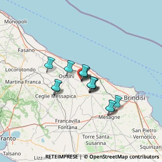 Mappa Via Sant'Anna, 72012 Carovigno BR, Italia (10.09786)