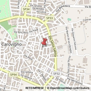 Mappa Via John Kennedy, 39, 72012 Carovigno, Brindisi (Puglia)