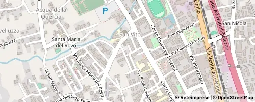 Mappa Cava de' Tirreni