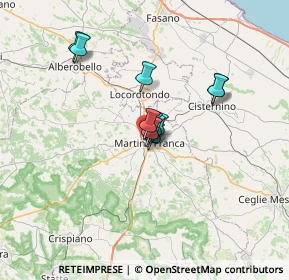 Mappa Via Martino Marinosci, 74015 Martina Franca TA, Italia (4.68364)