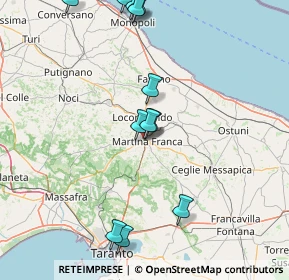 Mappa Vicolo Giuseppe Testa, 74015 Martina Franca TA, Italia (19.30333)