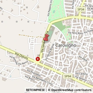 Mappa Via S. Sabina, 262, 72012 Carovigno, Brindisi (Puglia)