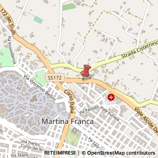 Mappa Via de gasperi alcide, 70010 Martina Franca, Taranto (Puglia)