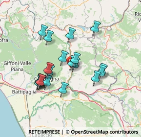 Mappa Contrada Ionta Snc - Zona P, 84020 Oliveto Citra SA, Italia (13.3205)