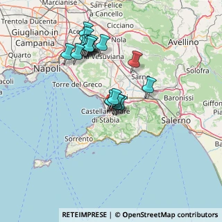 Mappa Via Ugo Foscolo, 80054 Gragnano NA, Italia (14.076)