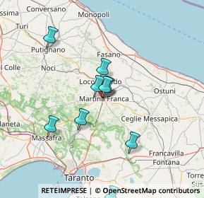 Mappa Via de Pretis, 74015 Martina Franca TA, Italia (21.41545)