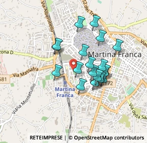 Mappa Via de Pretis, 74015 Martina Franca TA, Italia (0.385)
