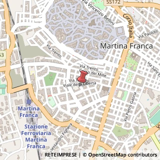 Mappa Via Michele Casavola, 35, 74015 Martina Franca, Taranto (Puglia)