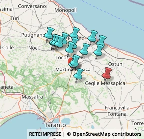 Mappa Via della Libertà, 74015 Martina Franca TA, Italia (10.32176)
