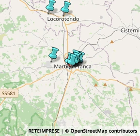 Mappa Via della Libertà, 74015 Martina Franca TA, Italia (1.72182)