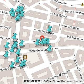 Mappa Via della Libertà, 74015 Martina Franca TA, Italia (0.07778)