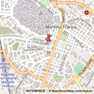 Mappa Via Massafra, 48, 74015 Martina Franca, Taranto (Puglia)