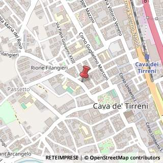 Mappa Via Gaetano Filangieri, 31, 84013 Nocera Superiore, Salerno (Campania)