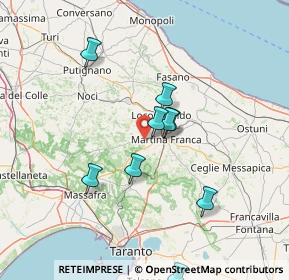 Mappa Via Mottola Zona E, 74015 Martina Franca TA, Italia (24.91833)