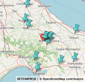 Mappa Via Mottola Zona E, 74015 Martina Franca TA, Italia (14.59429)
