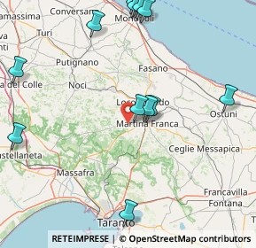Mappa Via Mottola Zona E, 74015 Martina Franca TA, Italia (22.09692)