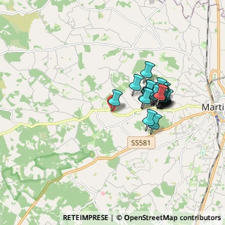 Mappa Via Mottola Zona E, 74015 Martina Franca TA, Italia (1.644)