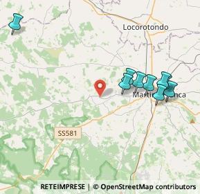 Mappa Via Mottola Zona E, 74015 Martina Franca TA, Italia (4.47444)