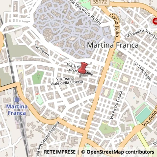 Mappa Via Volturno, 60, 74015 Martina Franca, Taranto (Puglia)