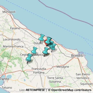 Mappa Via Primo Levi, 72012 Carovigno BR, Italia (8.00333)