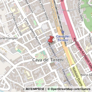 Mappa Corso Umberto I, 278, 84013 Cava de' Tirreni, Salerno (Campania)