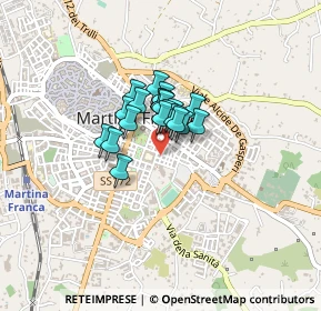 Mappa Via Giulio Recupero, 74015 Martina Franca TA, Italia (0.238)