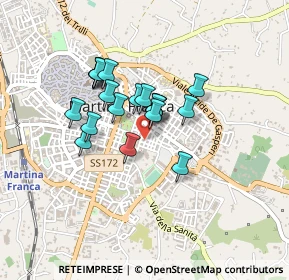 Mappa Via Giulio Recupero, 74015 Martina Franca TA, Italia (0.3385)