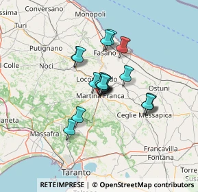 Mappa 122, 74015 Martina Franca TA, Italia (9.20444)