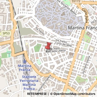 Mappa Via della Libertà, 87, 74015, 74015 Martina Franca, Taranto (Puglia)