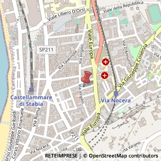 Mappa Via Giovanni Pascoli, 1, 80053 Castellammare di Stabia, Napoli (Campania)