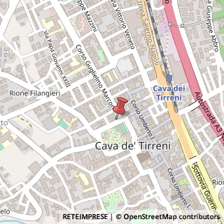 Mappa Via Marcello Garzia, 5, 84013 Cava de' Tirreni, Salerno (Campania)