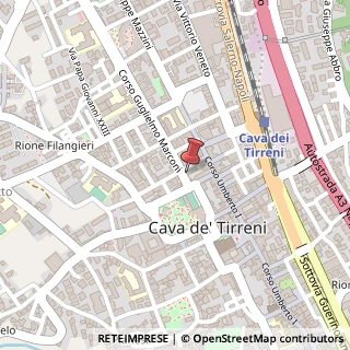Mappa Via Umberto Mandoli, 16, 84013 Cava de' Tirreni, Salerno (Campania)