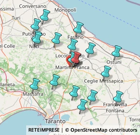 Mappa Via S. Maria Mazzarello, 74015 Martina Franca TA, Italia (14.921)