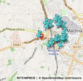 Mappa Via S. Maria Mazzarello, 74015 Martina Franca TA, Italia (0.4155)