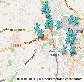 Mappa Via S. Maria Mazzarello, 74015 Martina Franca TA, Italia (0.5635)